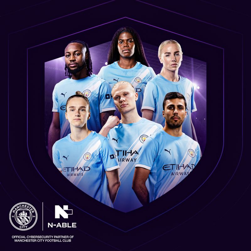 image N‑able je oficiálním partnerem fotbalového klubu Manchester City v kybernetické bezpečnosti